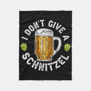 Ich gebe kein Schnitzel Deutschland Flagge Männer Fleecedecke