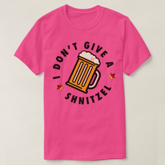 Ich gebe kein Schnitzel Oktoberfest Bierfestiva T-Shirt (Design vorne)