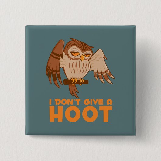 Ich gebe keine Hoowl Button (Vorderseite)