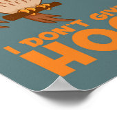 Ich gebe keine Hoowl Poster (Ecke)