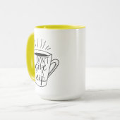 Ich gebe keine Sip-Tasse Tasse (Vorderseite Links)