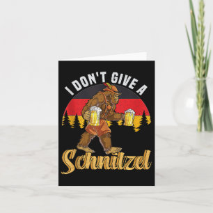 Ich gebe keinem Schnitzel deutschen Tank Top_1 Karte