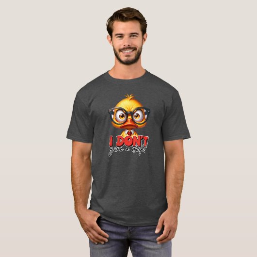 Ich gebe keinen Duck-Charakter-Sarcasm T-Shirt (Vorne ganz)