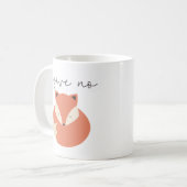 Ich gebe keinen Fox Kaffeetasse (Vorderseite Links)