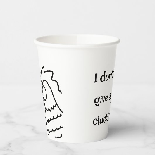 Ich gebe keinen Kluck Pappbecher (Links)