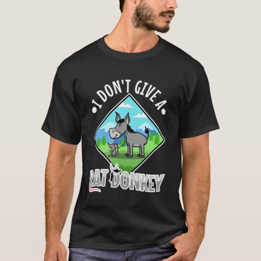 Ich gebe keinen Ratten-Esel T-Shirt (Vorderseite)