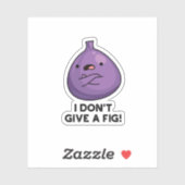 Ich gebe keinen zerkleinerten Früchtekuchen Aufkleber (Blatt)