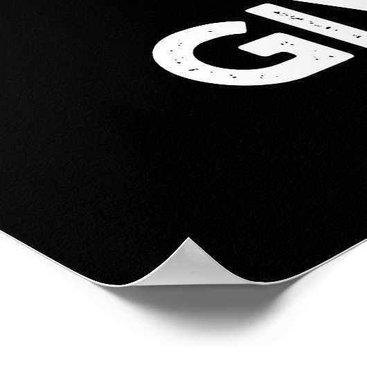 Ich gebe keinen zerkleinerten Früchtekuchen Poster (Ecke)