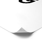 Ich gebe keinen zerkleinerten Früchtekuchen Poster (Ecke)