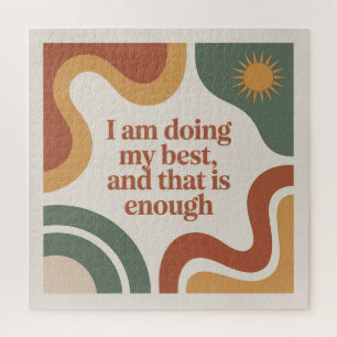 Ich gebe mein Bestes und das ist genug Puzzle