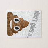 ich gebe nicht ein gekackte emoji puzzle (Horizontal)