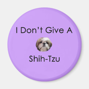 Ich gebe nicht einen Magneten Shih Tzu Magnet
