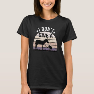 Ich gebe Ratten Eselmaus gehend Vintage 1 T-Shirt