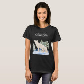 ICH GEBE SCHNEE FOX Tierpuff T-Shirt (Vorne ganz)