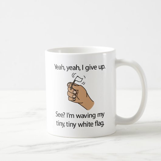 Ich gebe - Tasse auf (Rechts)
