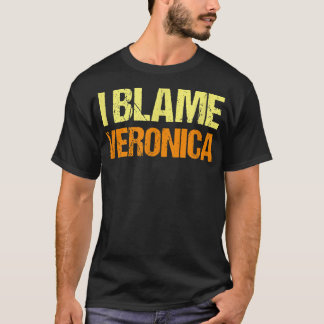 Ich gebe Veronica Funny Friends Spaß Buddy weiß es T-Shirt