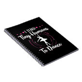 Ich gebe winzigen Menschen Tanzunterricht Notizblock (Rechte Seite)