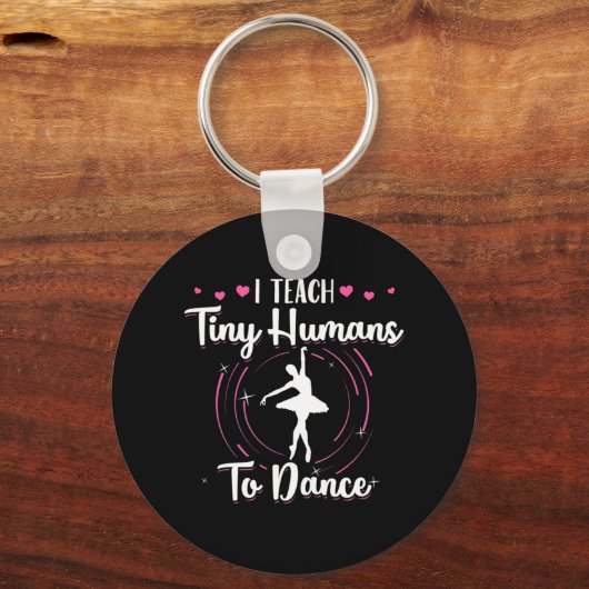 Ich gebe winzigen Menschen Tanzunterricht Schlüsselanhänger (Vorderseite)