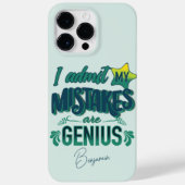 Ich gebe zu, dass meine Fehler genial sind | Schle Case-Mate iPhone Hülle (Rückseite)