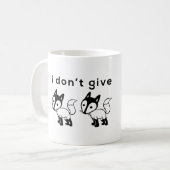 Ich gebe zwei Füchsen Kaffee-Tasse nicht Tasse (Vorderseite Links)