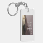 ICH GEH DEN WEG DER WUNDER - Buchcover Schlüsselanhänger (Vorderseite links)