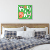 ICH GEHE AUF URLAUB, Leinwand (Insitu (Schlafzimmer))