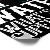 Ich gehe auf Wasser Eishockey T-Shirt Männer Fraue Poster (Ecke)