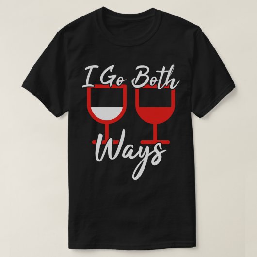 Ich gehe beide Wege 1 T-Shirt (Design vorne)