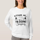 Ich gehe Camping Shirts (Vorderseite)