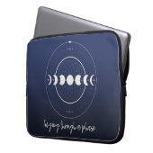 Ich gehe durch eine Phase (Mond) Laptopschutzhülle (Vorderseite Links)