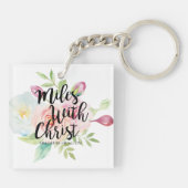 Ich gehe durch Glauben; Selbst wenn ich nicht Schlüsselanhänger (Rückseite)