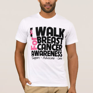 Ich gehe für Brustkrebs-Bewusstsein T-Shirt