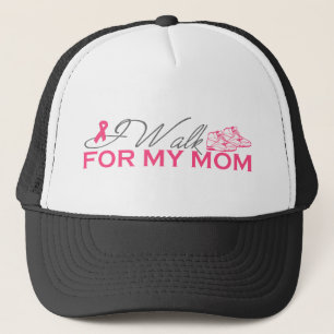 Ich gehe für meine Mama (rosa Band) Truckerkappe