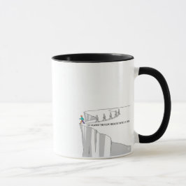 Ich gehe gegen den Strom – Inspirierender Kaffeebe Tasse