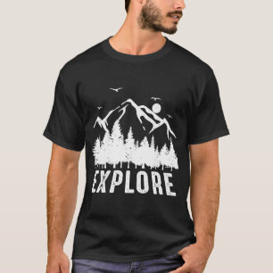 „Ich gehe in den Bergen auf Erkundungstour“ Advent T-Shirt