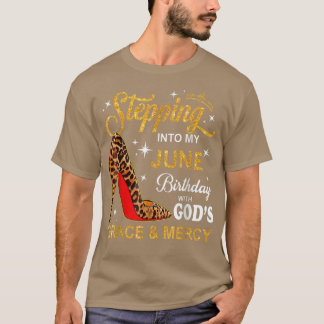 Ich gehe in meinen Geburtstag im Juni mit Gottes G T-Shirt