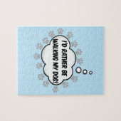 Ich gehe lieber zu meinem Hund Puzzle (Horizontal)