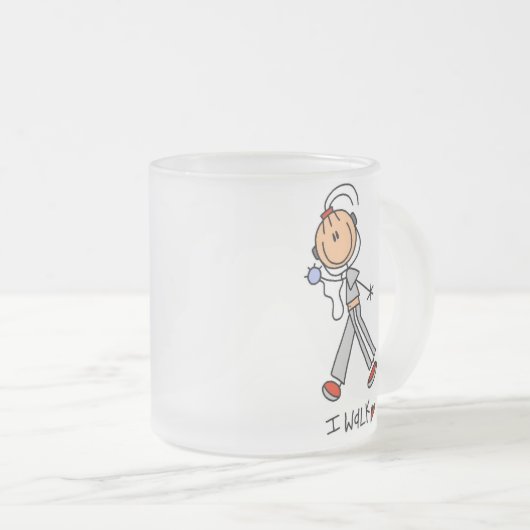 Ich gehe mattglastasse (VorderseiteRechts)