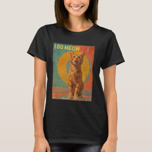 Ich gehe Miau - Lustiges Katzen-Sing-Meme-Design T-Shirt