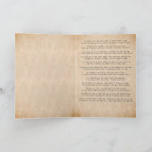 Ich gehe mit dir Beileid Gedicht Karte (Innenseite)