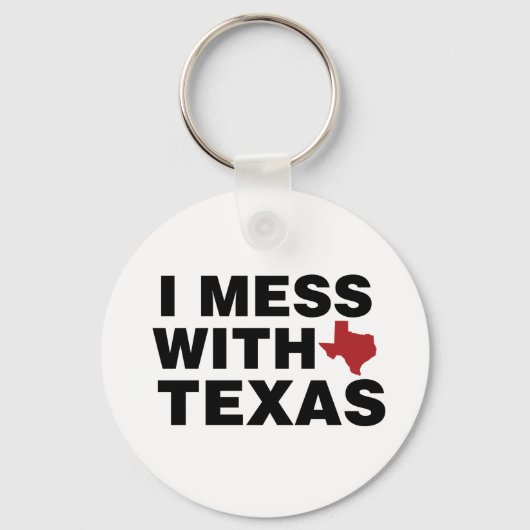 Ich gehe mit Texas zusammen Schlüsselanhänger (Vorderseite)