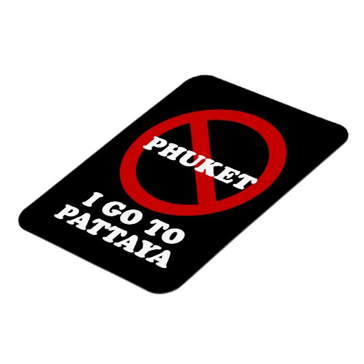 ICH GEHE NACH PATTAYA MAGNET (Linke Seite)