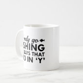 Ich gehe nur angeln kaffeetasse (Vorderseite Links)