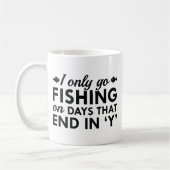 Ich gehe nur angeln kaffeetasse (Links)