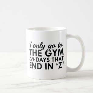 Ich gehe nur zum Fitnessraum Kaffeetasse