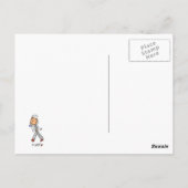 Ich gehe postkarte (Rückseite)