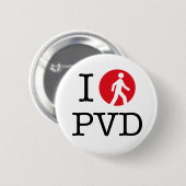 "Ich gehe Providence" Knopf Button (Vorne & Hinten)