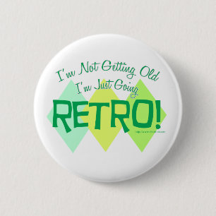 Ich gehe Retro! Button