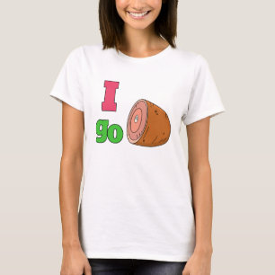 Ich gehe Schinken-T-Shirt T-Shirt