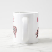 Ich gehe Schweinestyle Jumbo-Tasse (Rückseite)